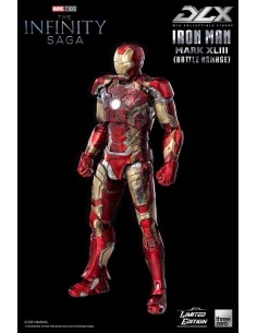 Infinity Saga Figura 1/12 DLX Iron Man Mark 43 (Battle Damage)