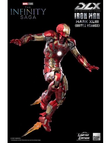 Infinity Saga Figura 1/12 DLX Iron Man Mark 43 (Battle Damage)