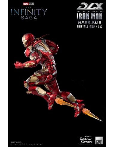 Infinity Saga Figura 1/12 DLX Iron Man Mark 43 (Battle Damage)