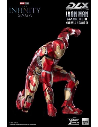 Infinity Saga Figura 1/12 DLX Iron Man Mark 43 (Battle Damage)