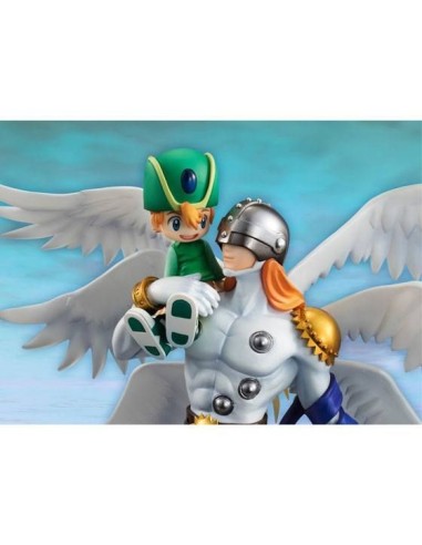 Digimon Adventure Serie G.E.M. Estatua PVC Angemon & Takaishi