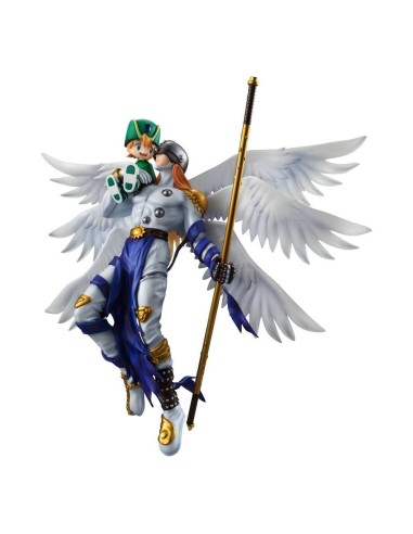 Digimon Adventure Serie G.E.M. Estatua PVC Angemon & Takaishi