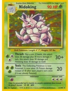 Nidoking (BS 11) POKEMON BASE SET ESPAÑOL