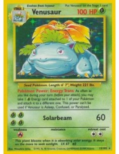 Venusaur (BS 15) POKEMON BASE SET ESPAÑOL