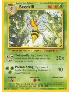 Beedrill (BS 17) POKEMON BASE SET ESPAÑOL