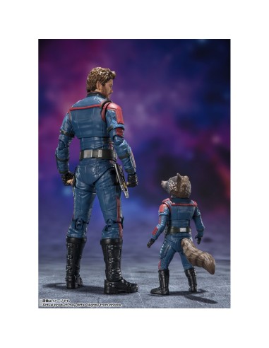 STAR LORD & ROCKET RACCOON 2 FIG. 15 & 6 CM MARVEL GUARDIANS OF THE GALAXY VOL. 3 SH FIGUARTS