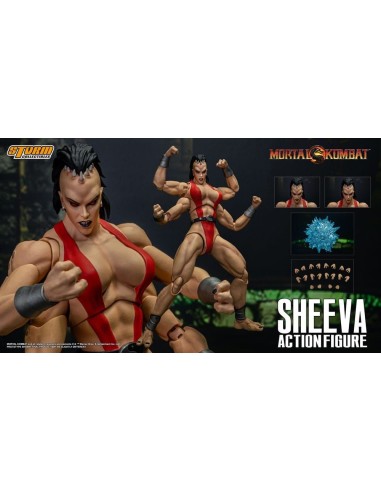 Mortal Kombat Figura 1/12 Sheeva 18 cm