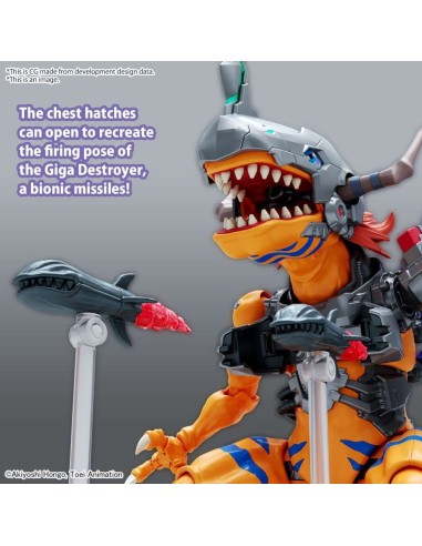 Digimon Adventure Metalgreymon Vaccine Amplified Figure Rise Bandai Hobby