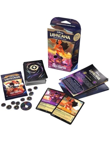 Starter Deck Display 3 MAZOS DIFERENTES Lorcana The First Chapter - Disney - Inglés