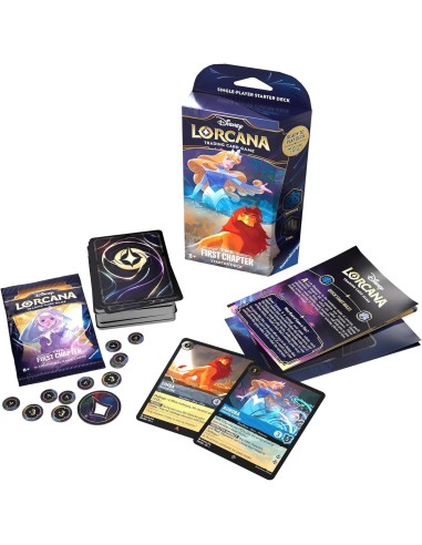 Starter Deck Display 3 MAZOS DIFERENTES Lorcana The First Chapter - Disney - Inglés