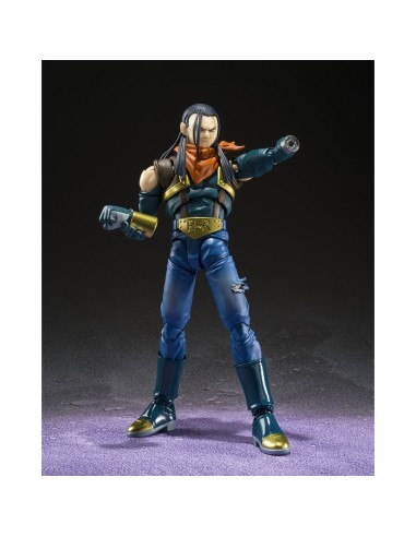 SUPER ANDROID 17 FIG. 15 CM DRAGON BALL GT SH FIGUARTS PREMIUM BANDAI