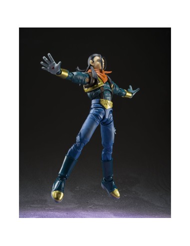 SUPER ANDROID 17 FIG. 15 CM DRAGON BALL GT SH FIGUARTS PREMIUM BANDAI