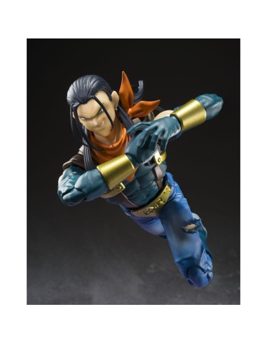 SUPER ANDROID 17 FIG. 15 CM DRAGON BALL GT SH FIGUARTS PREMIUM BANDAI