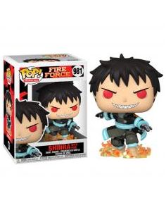 Funko pop animacion fire force shinra con fuego 56159