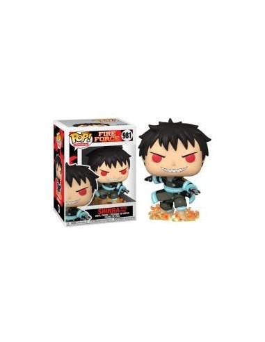 Funko pop animacion fire force shinra con fuego 56159