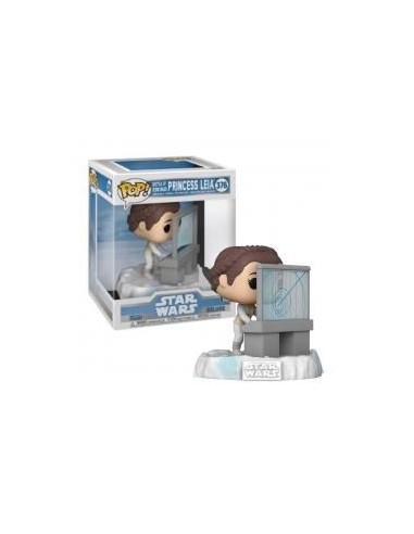 Funko pop deluxe star wars princesa leia en la batalla de la base en echo 45901