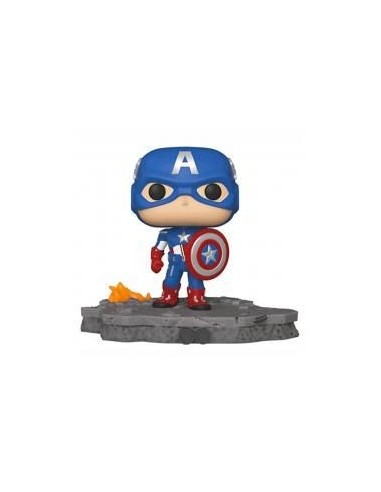 Funko pop deluxe marvel los vengadores avengers capitan america assemble 45076