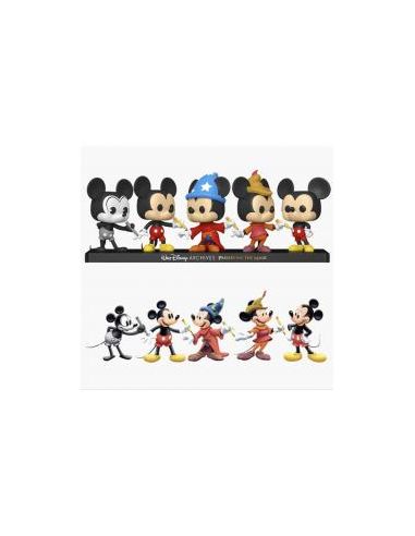 Funko pop disney archivos pack premium 5 mickey mouse 51118