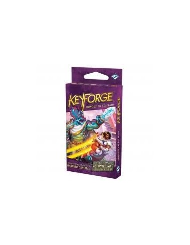 Juego de mesa keyforge mundos en colision mazo pegi 14