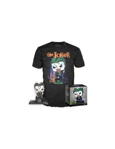 Funko pop dc comics dc jim lee joker + camiseta ut - 56648