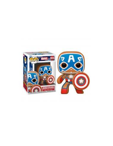 Funko pop marvel navidad galleta jengibre capitan america 50657