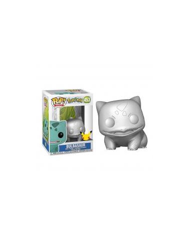 Funko pop jumbo pokemon s6 bulbasaur plateado efecto metalico 10pulgadas edicion especial exclusivo 59874