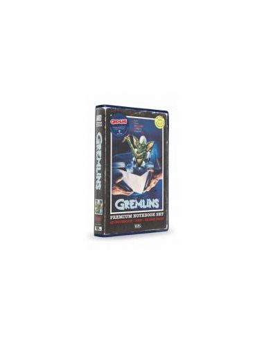 Set papeleria vhs sd toys gremlins libreta chapas y boligrafo