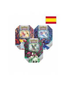 Juego de cartas pokemon tcg lata fall 2023 español 1 unidad