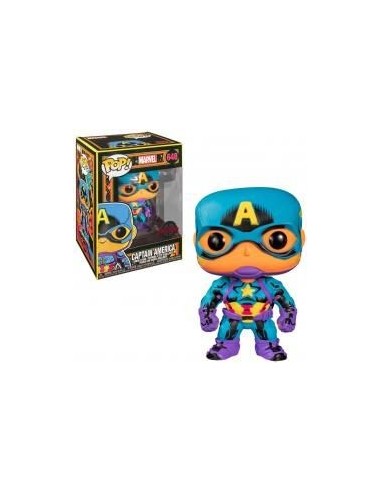 Funko pop marvel black light capitan america multicolor 48845