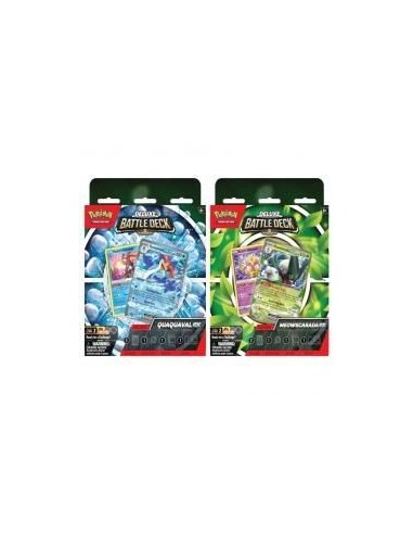 Juego de cartas pokemon tcg mid battle deck 2023 español 1 unidad aleatoria