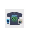 Pop & tee minecraft charged creeper funko + camiseta talla l