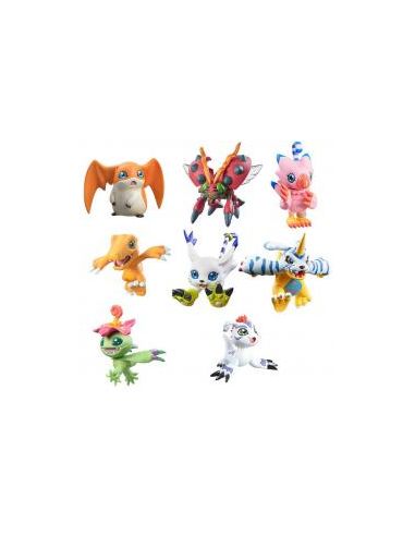 Pack 8 figuras megahouse digimon adventure digicolle! series mix special edition gift set