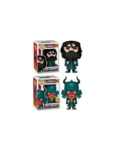 Funko pop animacion samurai jack jack con armadura opcion chase 49276