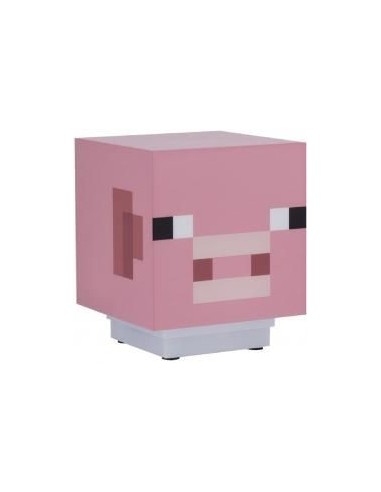 Lampara paladone minecraft cerdito musica incorporada