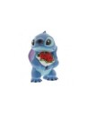 Figura enesco disney lilo & stitch stitch con ramo de rosas