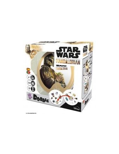 Juego de mesa dobble star wars mandalorian pegi 6