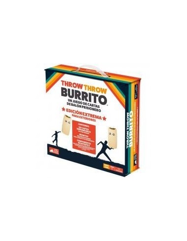 Juego de mesa throw throw burrito edicion extrema para exteriores pegi 7