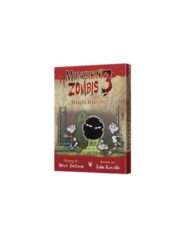 Juego de mesa munchkin zombis 3: refugios repulsivos pegi 10