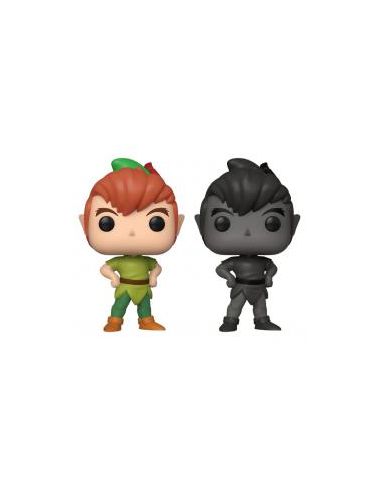 Pack de 2 funko pops disney peter pan con sombra