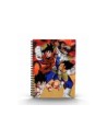 Libreta efecto 3d goku vs vegeta dragon ball z