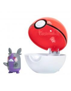 Pokeball jazwares pokemon clip 'n' go morpeko + pokebola