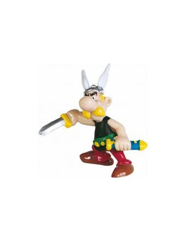 Figura plastoy asterix & obelix asterix el galo con espada pvc