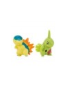 Pack de 2 figuras jazwares pokemon batalla cyndaquil & larvitar 5 cm