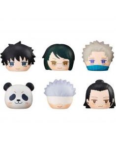 Pack 6 figuras antiestres megahouse jujutsu kaisen gekijouban fluffy squeeze bread box