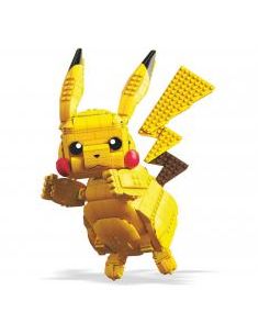 Figura mattel mega construx build pokemon jumbo pikachu 825 pcs