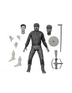 Figura neca universal monster scale action ultimate wolf (b&w)