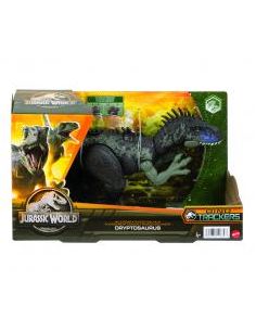 Figura mattel jurassic world wild roar dryptosaurus
