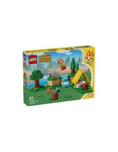 Lego animal crossing actividads al aire libre con coni