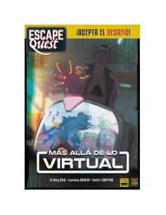 Juego de mesa escape quest 2: mas alla de lo virtual formato libro pegi 12