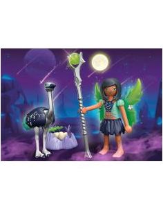 Playmobil ayuma crystal y moon fairy con animales del alma